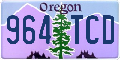 OR license plate 964TCD