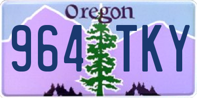 OR license plate 964TKY