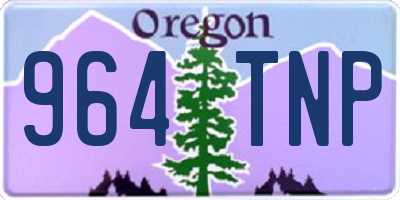 OR license plate 964TNP