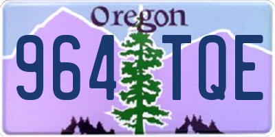 OR license plate 964TQE