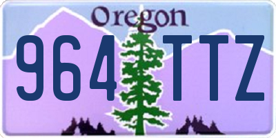 OR license plate 964TTZ