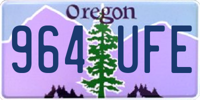 OR license plate 964UFE