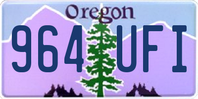 OR license plate 964UFI