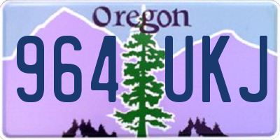 OR license plate 964UKJ