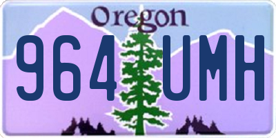 OR license plate 964UMH