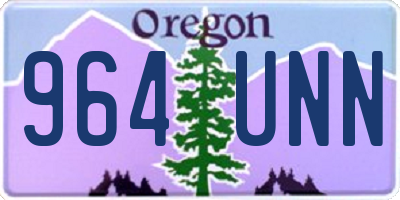 OR license plate 964UNN