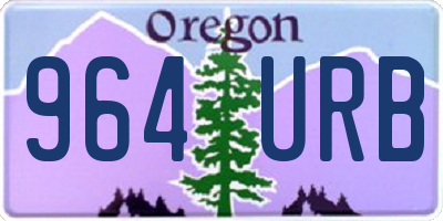 OR license plate 964URB