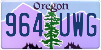 OR license plate 964UWG
