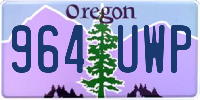 OR license plate 964UWP