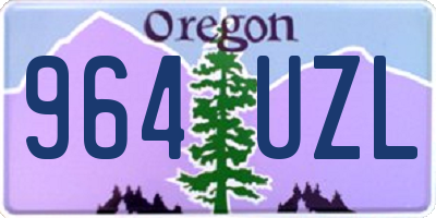 OR license plate 964UZL