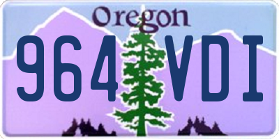 OR license plate 964VDI