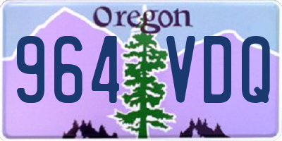 OR license plate 964VDQ