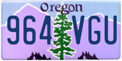 OR license plate 964VGU