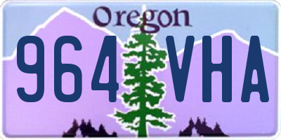 OR license plate 964VHA