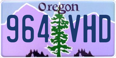 OR license plate 964VHD