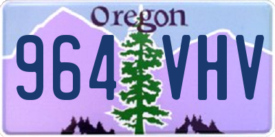 OR license plate 964VHV