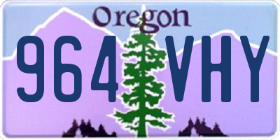 OR license plate 964VHY