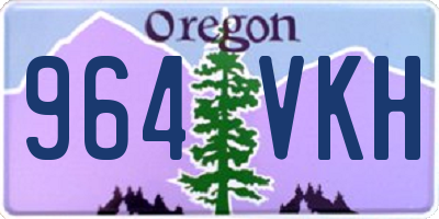 OR license plate 964VKH