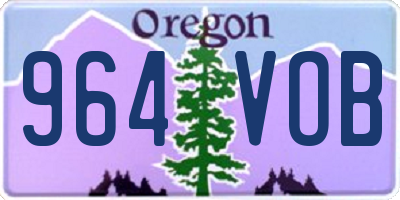OR license plate 964VOB