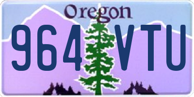 OR license plate 964VTU