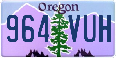 OR license plate 964VUH