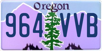 OR license plate 964VVB