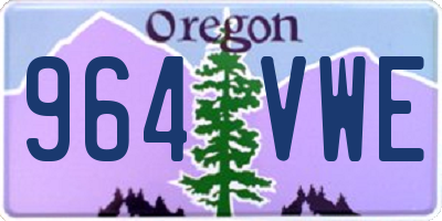 OR license plate 964VWE