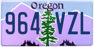OR license plate 964VZL