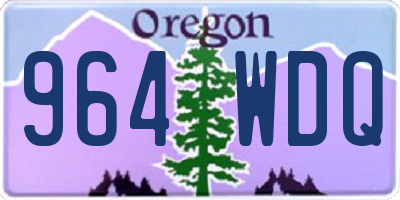 OR license plate 964WDQ