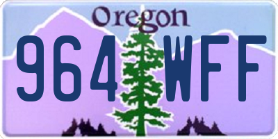 OR license plate 964WFF