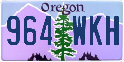 OR license plate 964WKH