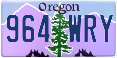 OR license plate 964WRY