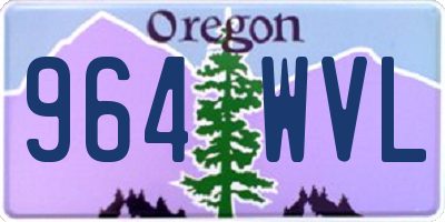 OR license plate 964WVL