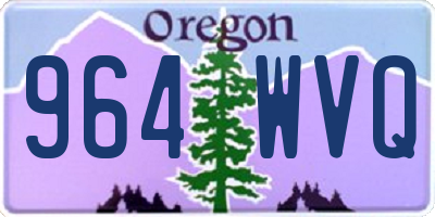 OR license plate 964WVQ
