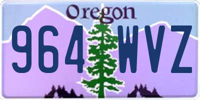 OR license plate 964WVZ