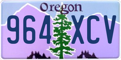 OR license plate 964XCV