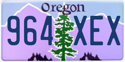 OR license plate 964XEX