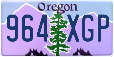 OR license plate 964XGP