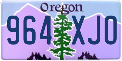 OR license plate 964XJO