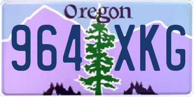 OR license plate 964XKG