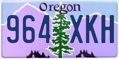 OR license plate 964XKH