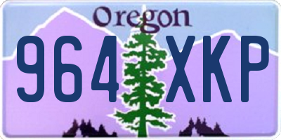 OR license plate 964XKP