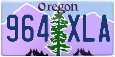 OR license plate 964XLA