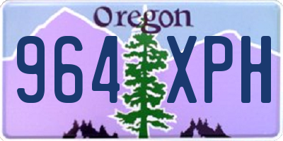 OR license plate 964XPH