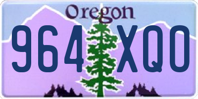 OR license plate 964XQO