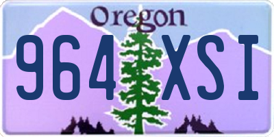 OR license plate 964XSI