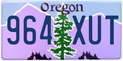 OR license plate 964XUT