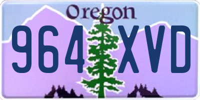 OR license plate 964XVD