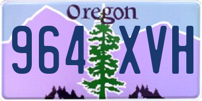 OR license plate 964XVH