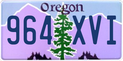 OR license plate 964XVI